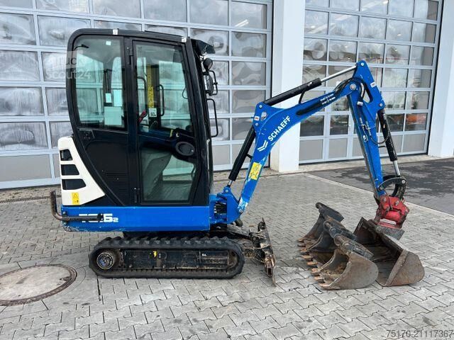 Miniescavatore Terex TC16 / 2017 / 1.769h / Löffelpaket / Powertilt