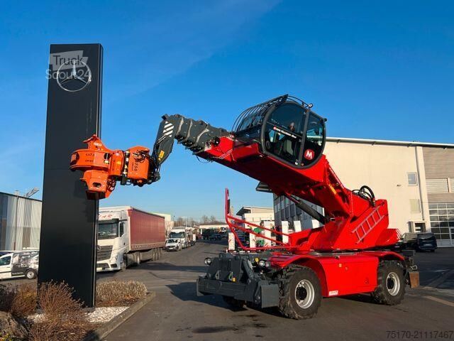 Telescopische lader Magni RTH 6.30 SH / Fällkran / Westtech CS750