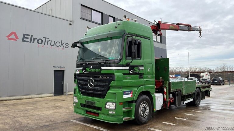 Platte bak Mercedes-Benz actros 1844 (EPS / GRUE MKG 175 / CRANE MKG 175...