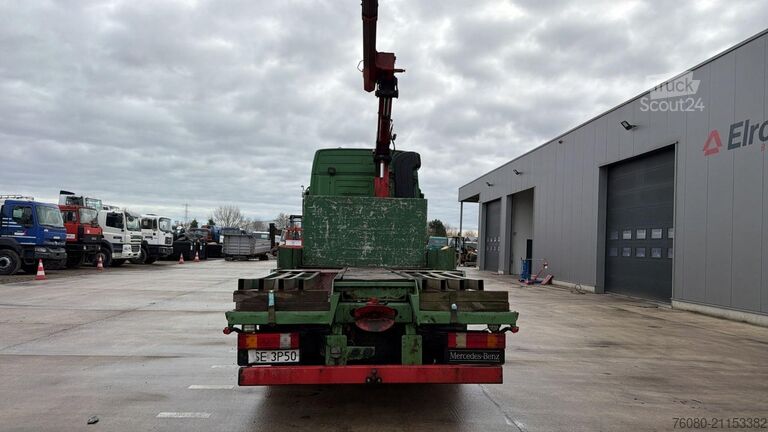 Platte bak Mercedes-Benz actros 1844 (EPS / GRUE MKG 175 / CRANE MKG 175...
