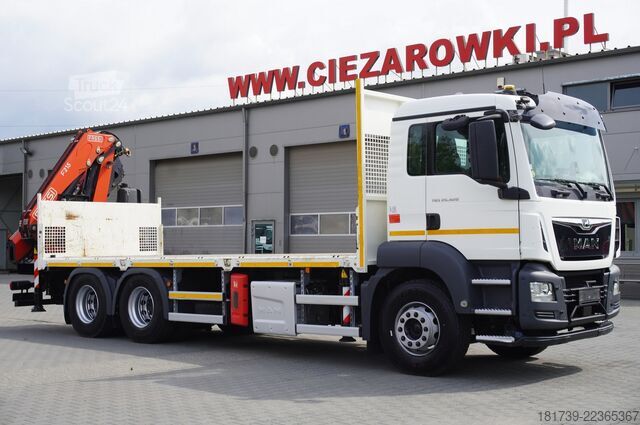 Платформа із краном MAN TGS 26.420 6x4 / Fassi F215A.2.24