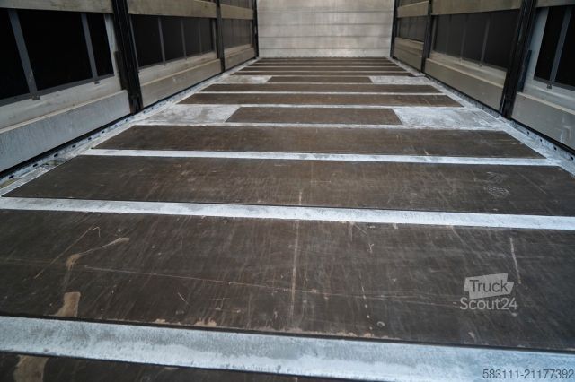 Remorque ouverte avec bâche WECON PRZYCZEPA - 7,7 M / TANDEM / PRZEJAZDOWA  / SAF