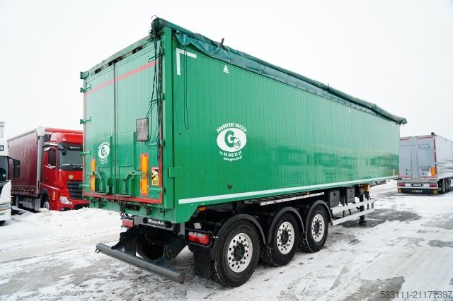 Semi-remorque benne WIELTON GRAS / WYWROTKA / 54 M3 / ALUMINIOWA /  O? PODNO
