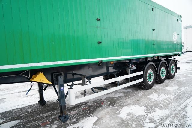 Semi-remorque benne WIELTON GRAS / WYWROTKA / 54 M3 / ALUMINIOWA /  O? PODNO