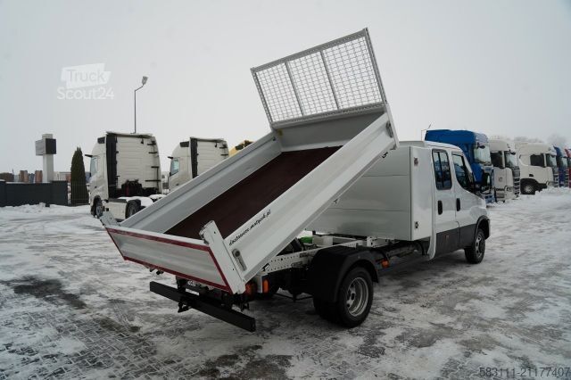 Fourgon benne basculante IVECO DAILY 35-160 / WYWROTKA / BRYGADÓWKA - 6 MIEJSC