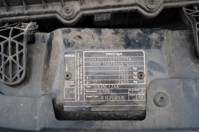 Fourgon benne basculante IVECO DAILY 35-160 / WYWROTKA / BRYGADÓWKA - 6 MIEJSC