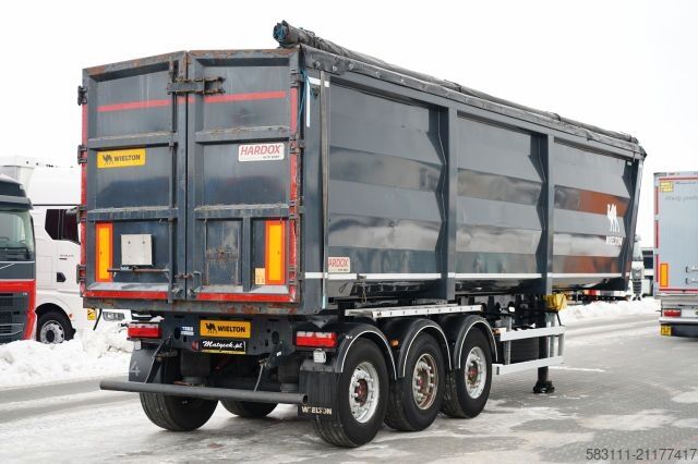 Semi-remorque benne WIELTON WYWROTKA / 48 M3 / STALOWA / HARDOX /  O? PODNO