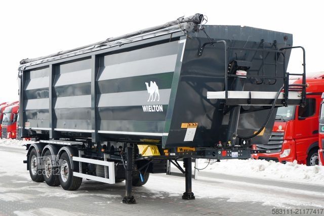 Semi-remorque benne WIELTON WYWROTKA / 48 M3 / STALOWA / HARDOX /  O? PODNO