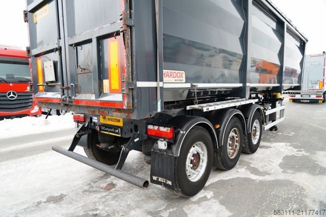 Semi-remorque benne WIELTON WYWROTKA / 48 M3 / STALOWA / HARDOX /  O? PODNO