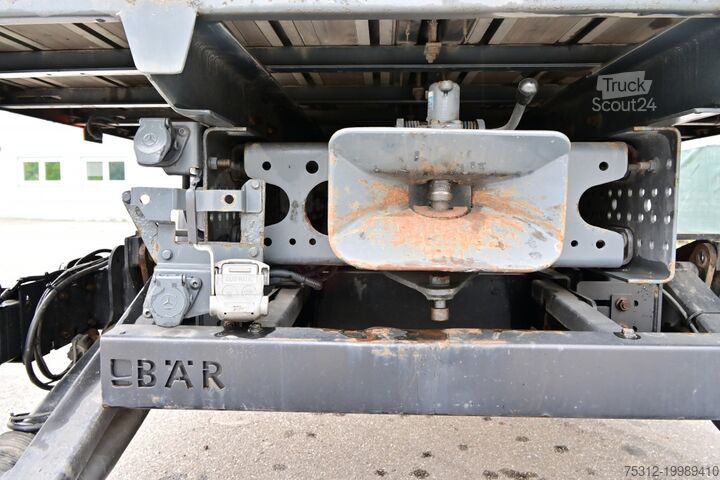 Autocarro con pianale e telone Mercedes-Benz Actros 1843  4x2 Retarder Edscha AHK LBW