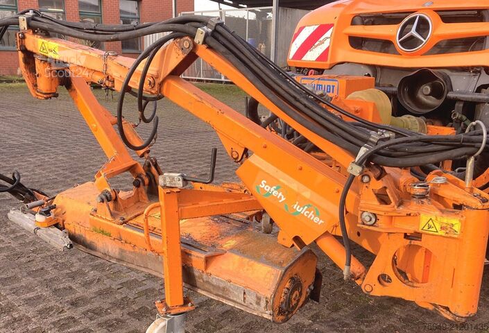 Унімог Unimog U 527 4x4 U 527 4x4, Kommunalhydraulik, Schmidt Mähgerät, Frontzapfwelle, Mähtür