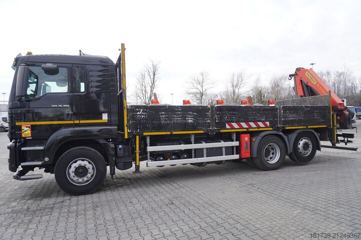 Széles oldal HDS-szel MAN TGS 26.460 6x2 E6 / Palfinger 27001-EH B