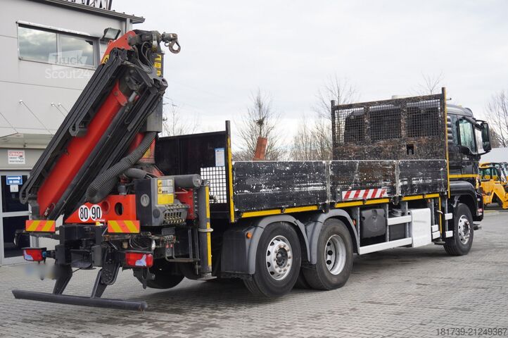 Széles oldal HDS-szel MAN TGS 26.460 6x2 E6 / Palfinger 27001-EH B