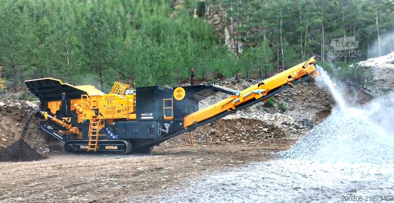 Brechanlage FABO Crushing equipment FTJ-1175 Crawler Jaw Crusher 150-300 TPH