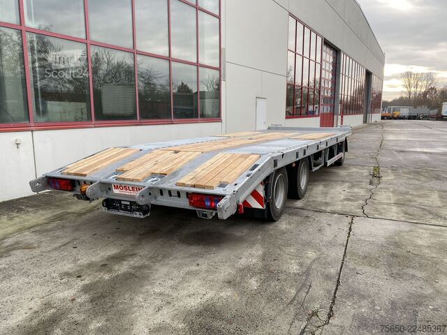 Remolque de plataforma baja Möslein T 3-P9,2 OR  3 Achs Tieflader gerader Ladefläche 9 m, Neufahrzeug