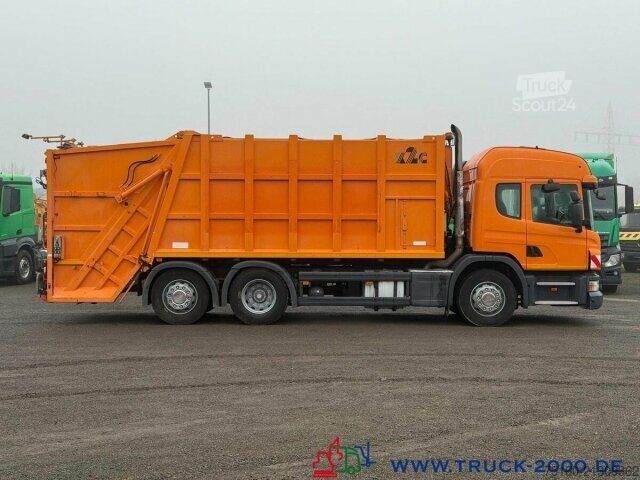 Śmieciarka Scania P320 Zöller Medium X2C 21 + Delta 2301 Schüttung