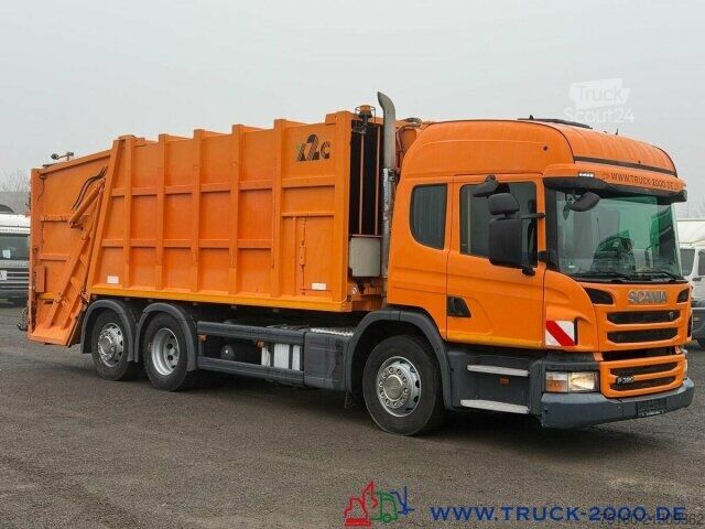 Śmieciarka Scania P320 Zöller Medium X2C 21 + Delta 2301 Schüttung