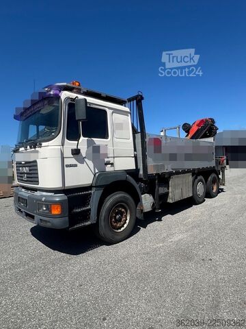 Autolaadkraan MAN 33.464 6x4 Blatt Blatt PK 35000 Funkfernsteuerun