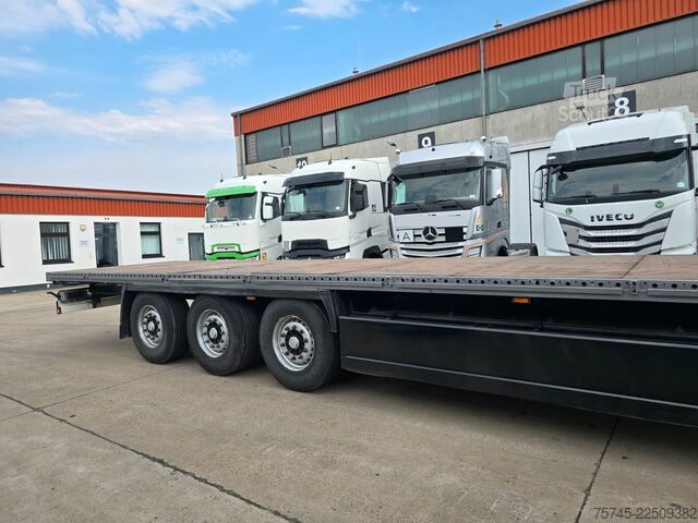 Darba platformas puspiekabe KRONE SD * PLATEAU * BPW * 2X PALETTENKASTEN *
