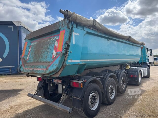 Kipper Auflieger SCHMITZ CARGOBULL SKI 24 SL, Luftachse