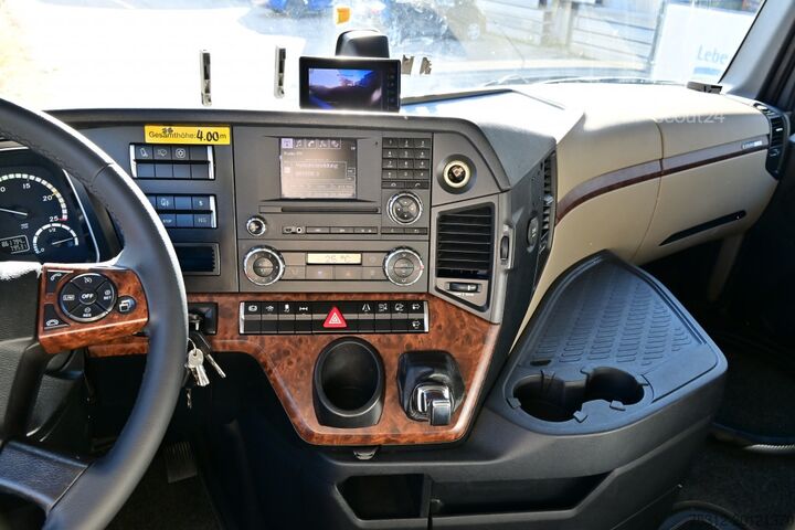 Samochód ciężarowy z plandeką typu platforma Mercedes-Benz Actros 1843 E6 Retarder LBW 2,76m Alu Reifen60%