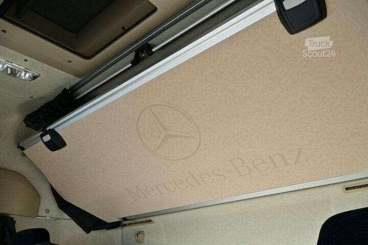 Samochód ciężarowy z plandeką typu platforma Mercedes-Benz Actros 1843 E6 Retarder LBW 2,76m Alu Reifen60%