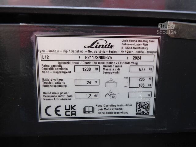 Handmatige stapelaar Linde L12