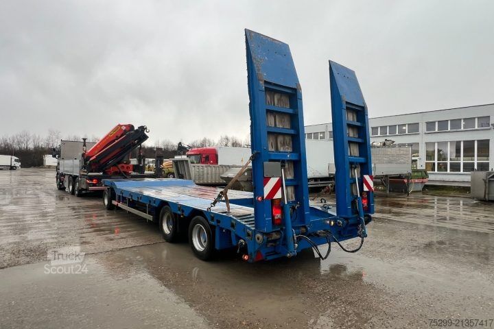 Zema kravnes piekabe Meusburger MTA-3-36 Tieflader / Swiss-Vehicle