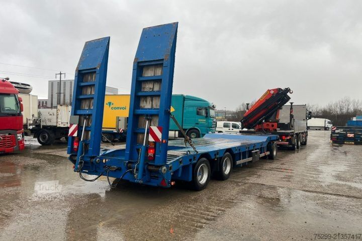 Zema kravnes piekabe Meusburger MTA-3-36 Tieflader / Swiss-Vehicle