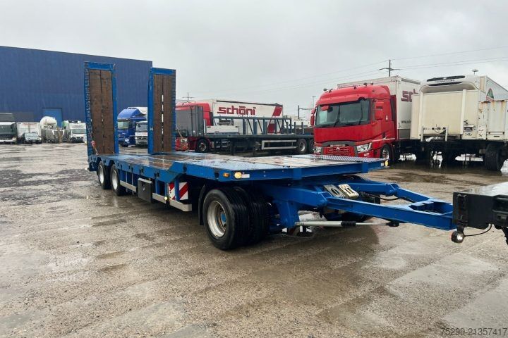 Zema kravnes piekabe Meusburger MTA-3-36 Tieflader / Swiss-Vehicle