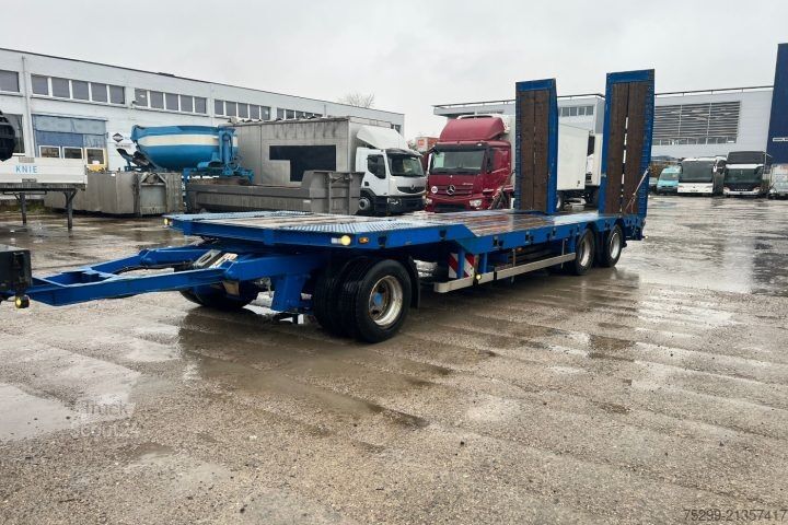 Zema kravnes piekabe Meusburger MTA-3-36 Tieflader / Swiss-Vehicle