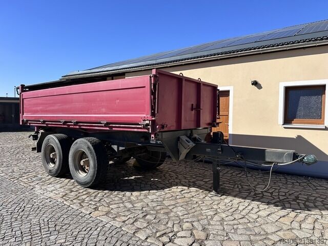 Dreiseitenkipper Anhänger Mueller-Mitteltal Tandem Kippanhänger