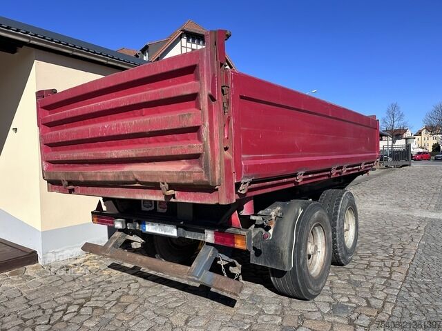 Dreiseitenkipper Anhänger Mueller-Mitteltal Tandem Kippanhänger