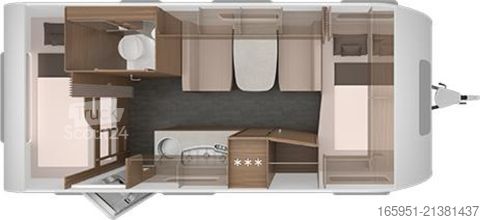 Husvagn Knaus Sport 500 QDK 1800kg Garage,177L Kühlschrank