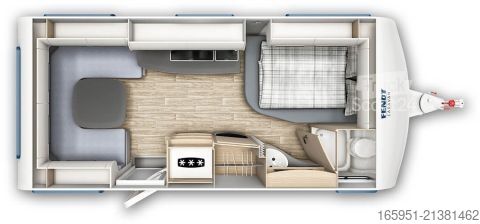 Karavāna Fendt Apero 495 SFB 2000KG,ShowerPaketMultidose