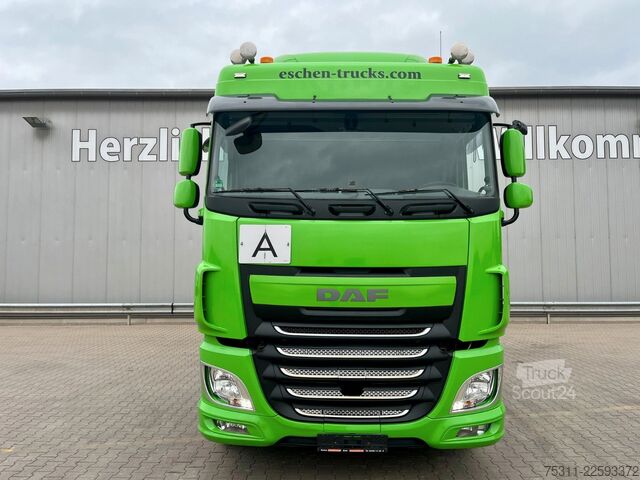 Kanca kasalı yük kamyonu (roll-off) DAF XF 460 6x2-4 | HIAB XR21Z59*Schub/Knick*Retarder
