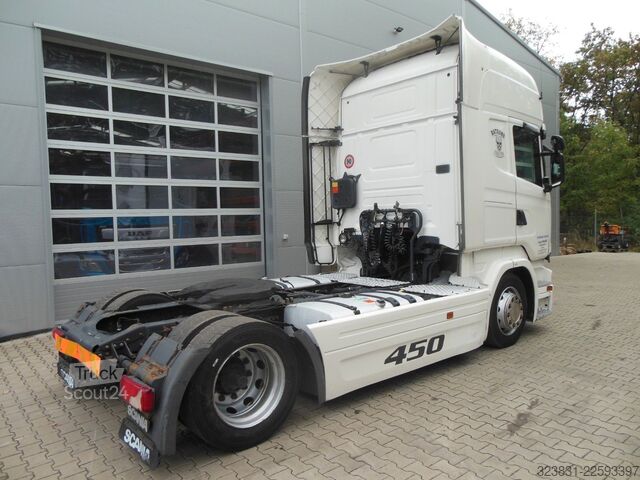 Tūrinis vilkikas SCANIA R450, LOWDECK, RETARDER