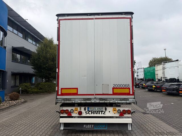 Nyitott ponyvás félpótkocsi SCHMITZ CARGOBULL SCS 24/L - 13.62, XL, Daimler, Getränke