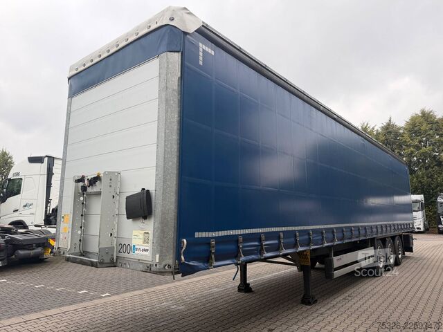 Nyitott ponyvás félpótkocsi SCHMITZ CARGOBULL SCS 24/L - 13.62, XL, Daimler, Getränke