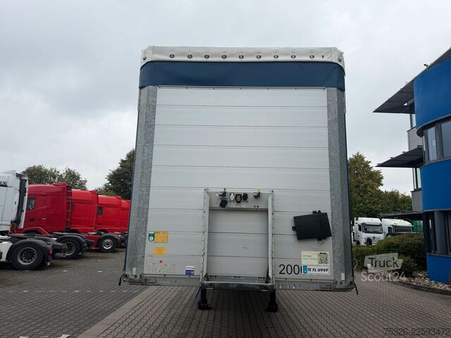Nyitott ponyvás félpótkocsi SCHMITZ CARGOBULL SCS 24/L - 13.62, XL, Daimler, Getränke