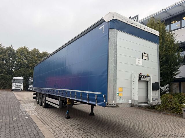 Nyitott ponyvás félpótkocsi SCHMITZ CARGOBULL SCS 24/L - 13.62, XL, Daimler, Getränke
