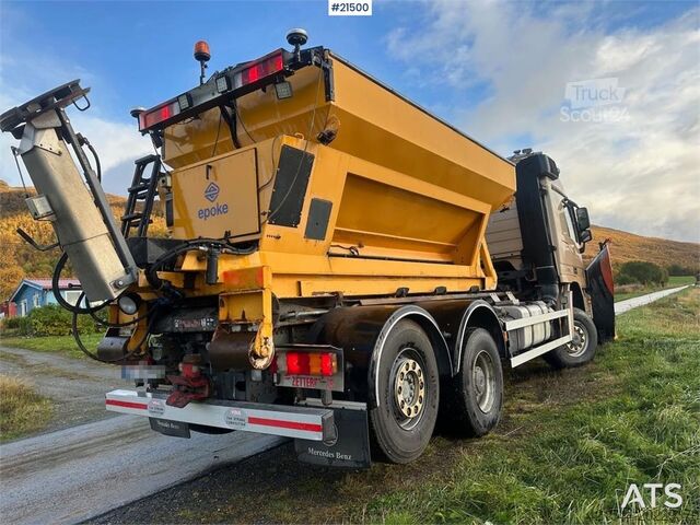 Sistema de braço de gancho Mercedes-Benz Actros 2848 6x4 snow rigged hook truck w/ 20t hook
