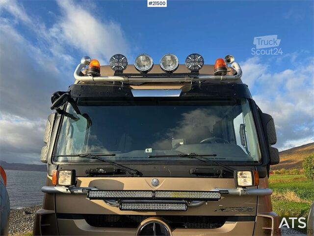 Sistema de braço de gancho Mercedes-Benz Actros 2848 6x4 snow rigged hook truck w/ 20t hook