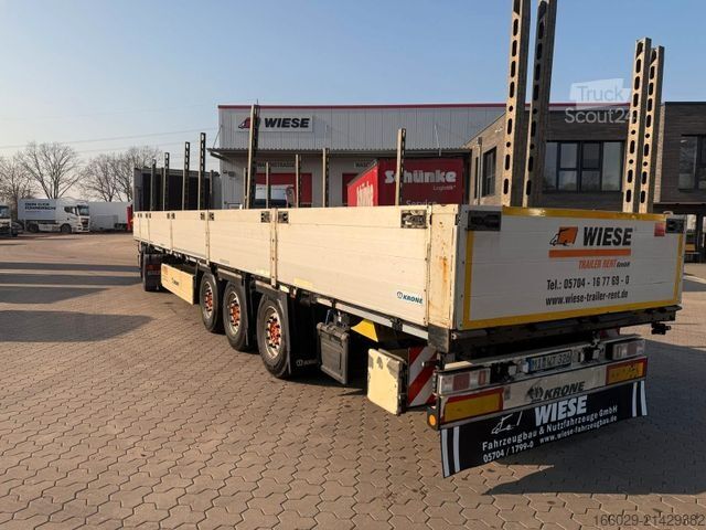 Semiremorcă cu platformă de lucru KRONE SDP 27 - Baustoff Auflieger