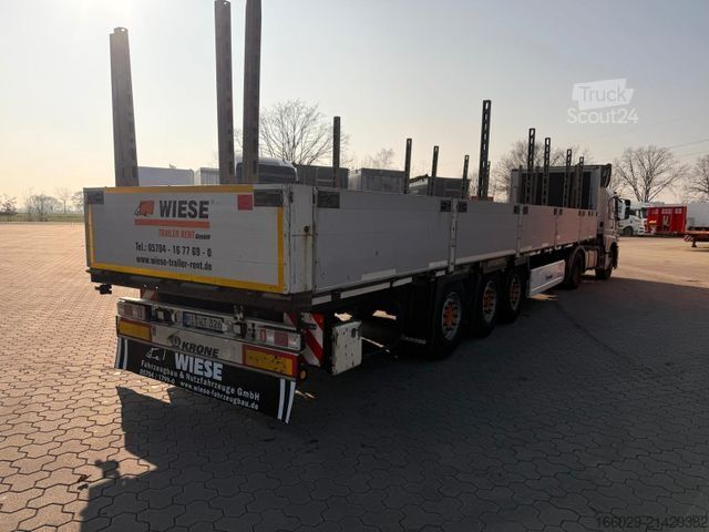 Semiremorcă cu platformă de lucru KRONE SDP 27 - Baustoff Auflieger