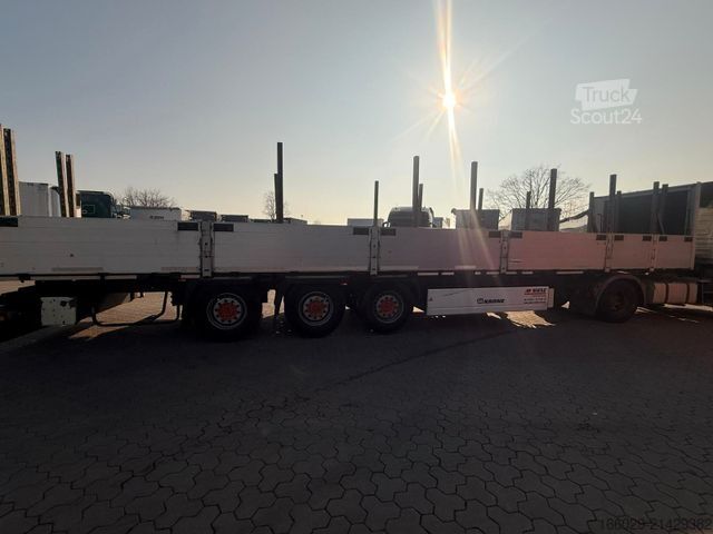 Semiremorcă cu platformă de lucru KRONE SDP 27 - Baustoff Auflieger