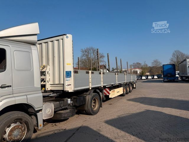 Semiremorcă cu platformă de lucru KRONE SDP 27 - Baustoff Auflieger