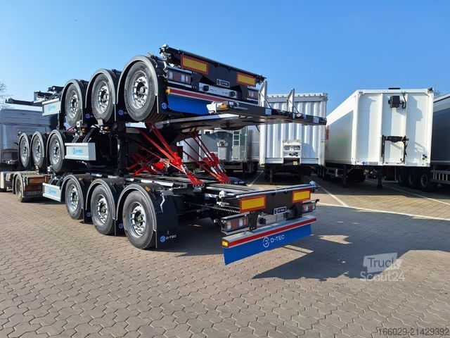 Wissellaadbak oplegger D-TEC Containerchassis Flexitrailer SOFORT VERÜGBAR