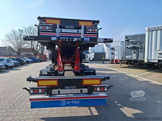 Wissellaadbak oplegger D-TEC Containerchassis Flexitrailer SOFORT VERÜGBAR