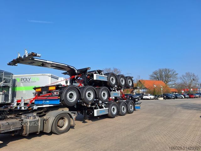 Wissellaadbak oplegger D-TEC Containerchassis Flexitrailer SOFORT VERÜGBAR